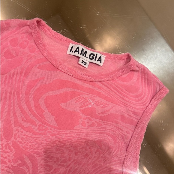 I AM GIA Amina Pink Cut Out Mesh Set - Picture 8 of 12